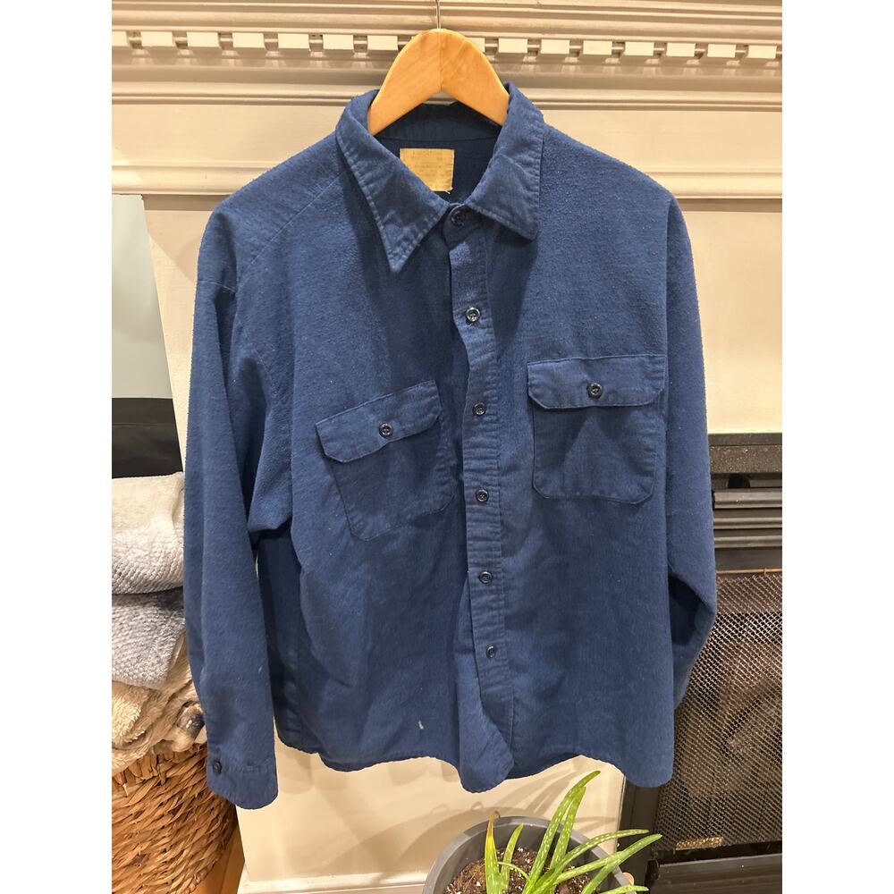 Vintage Sears workwear cotton long sleeve button-down XL